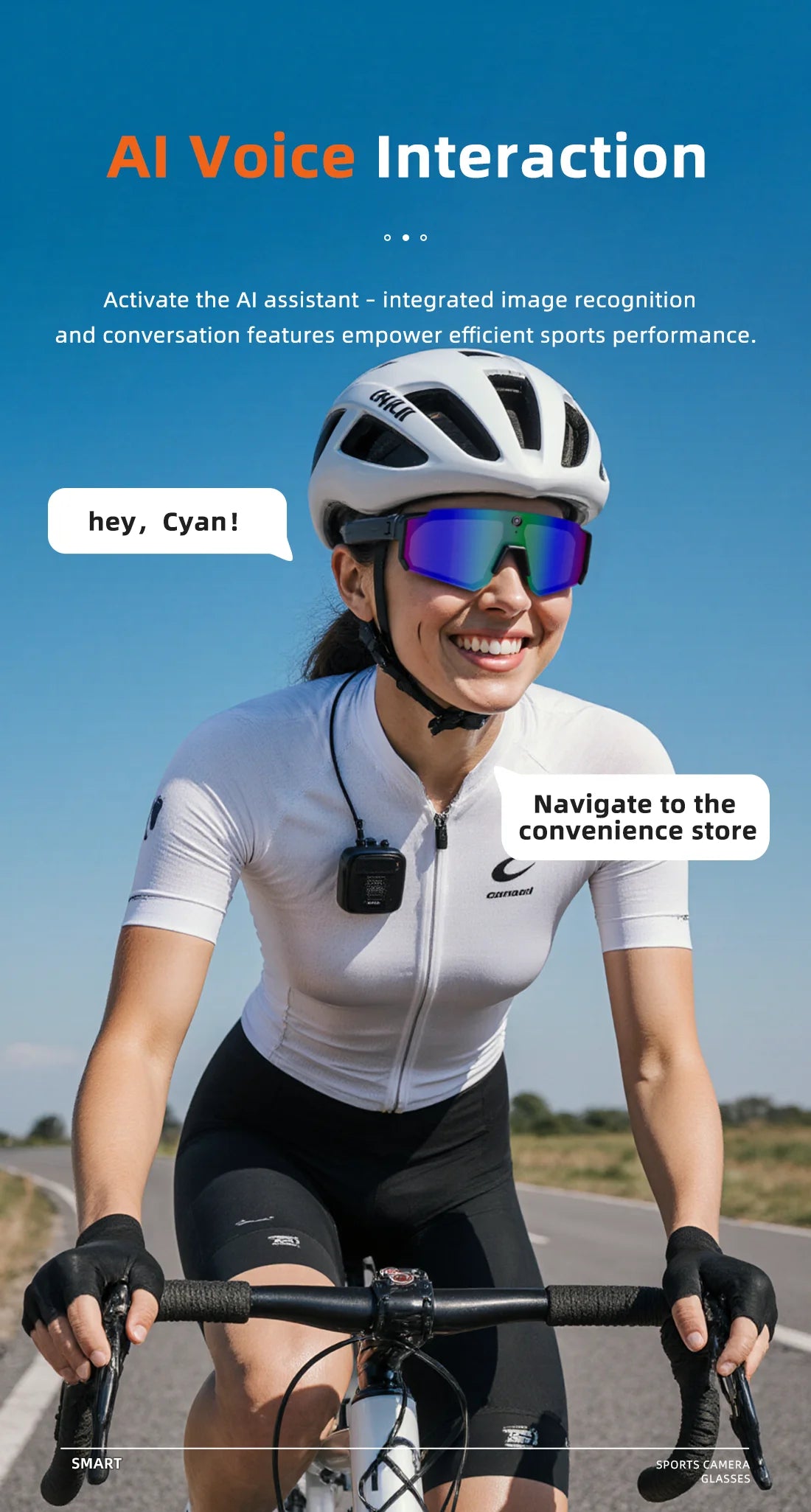 Break Every Language Barrier — AI Voice Translate Smart Glasses | 1200P HD Camera, Bluetooth 5.3, Anti-Shake & Polarized Lens