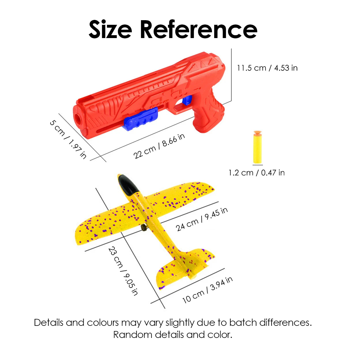 Kids Foam Aircraft Launcher — 10M Catapult Glider Plane Toy for Outdoor Play