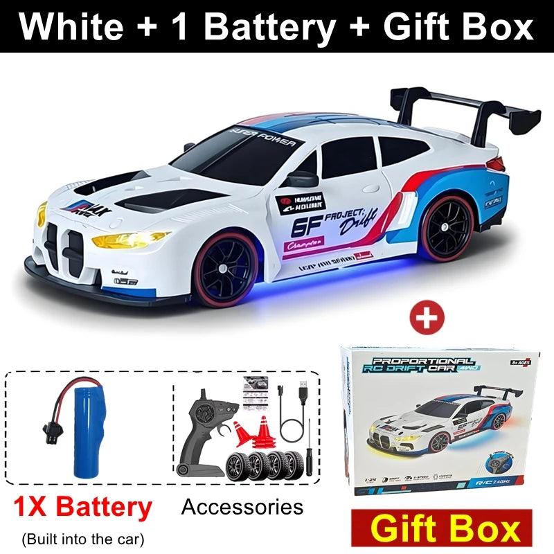 1:24 Scale 4WD RC Drift Car – High Speed Mini Remote Control Racing Car 2.4G