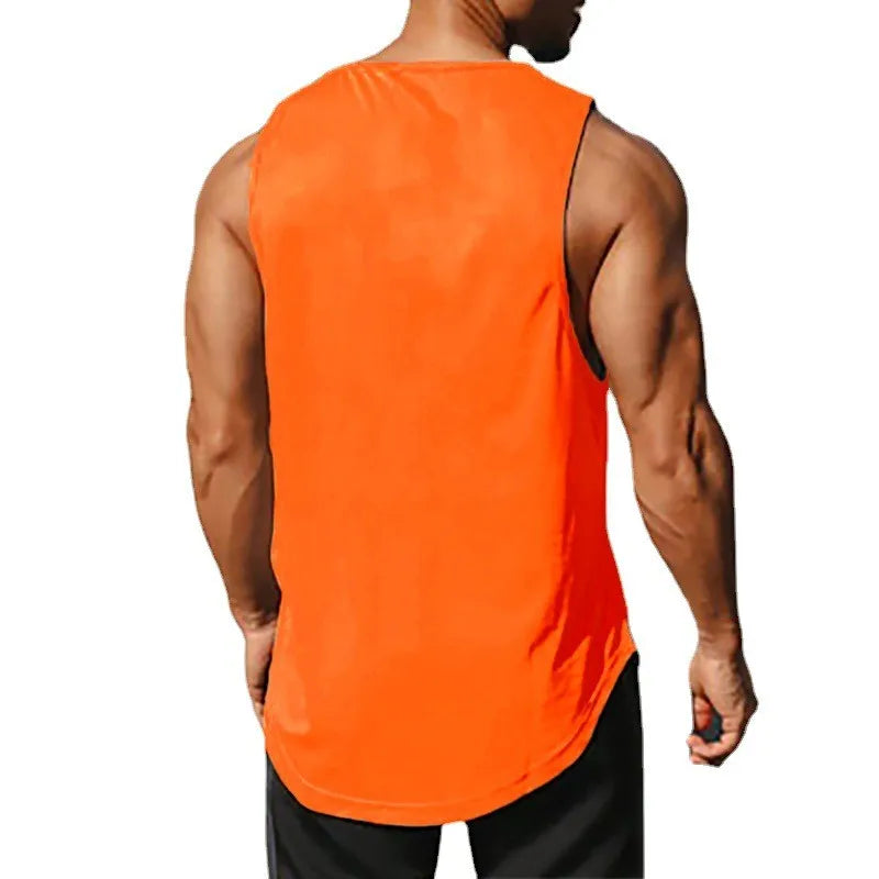 Men's Gym Tank Top Sleeveless Shirt — Athletic Training Vest