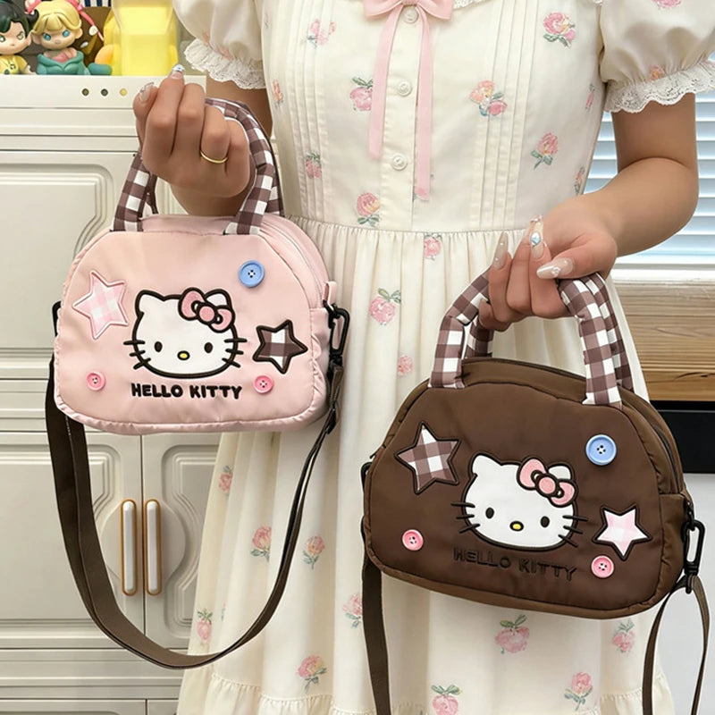 Hello Kitty Sanrio Shoulder Bag – Large Capacity Cute Anime Bag for Women