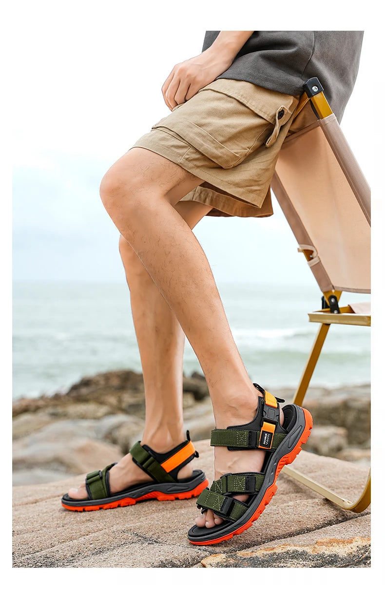 Men's Casual Outdoor Sport Sandals – Breathable Hiking & Beach Sandals