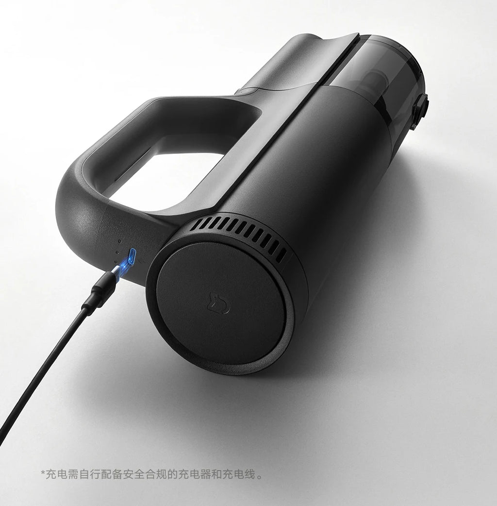 Mijia Car Vacuum Cleaner — 21kPa Suction, 5-Stage Filtration, 2400mAh, Type-C Charging