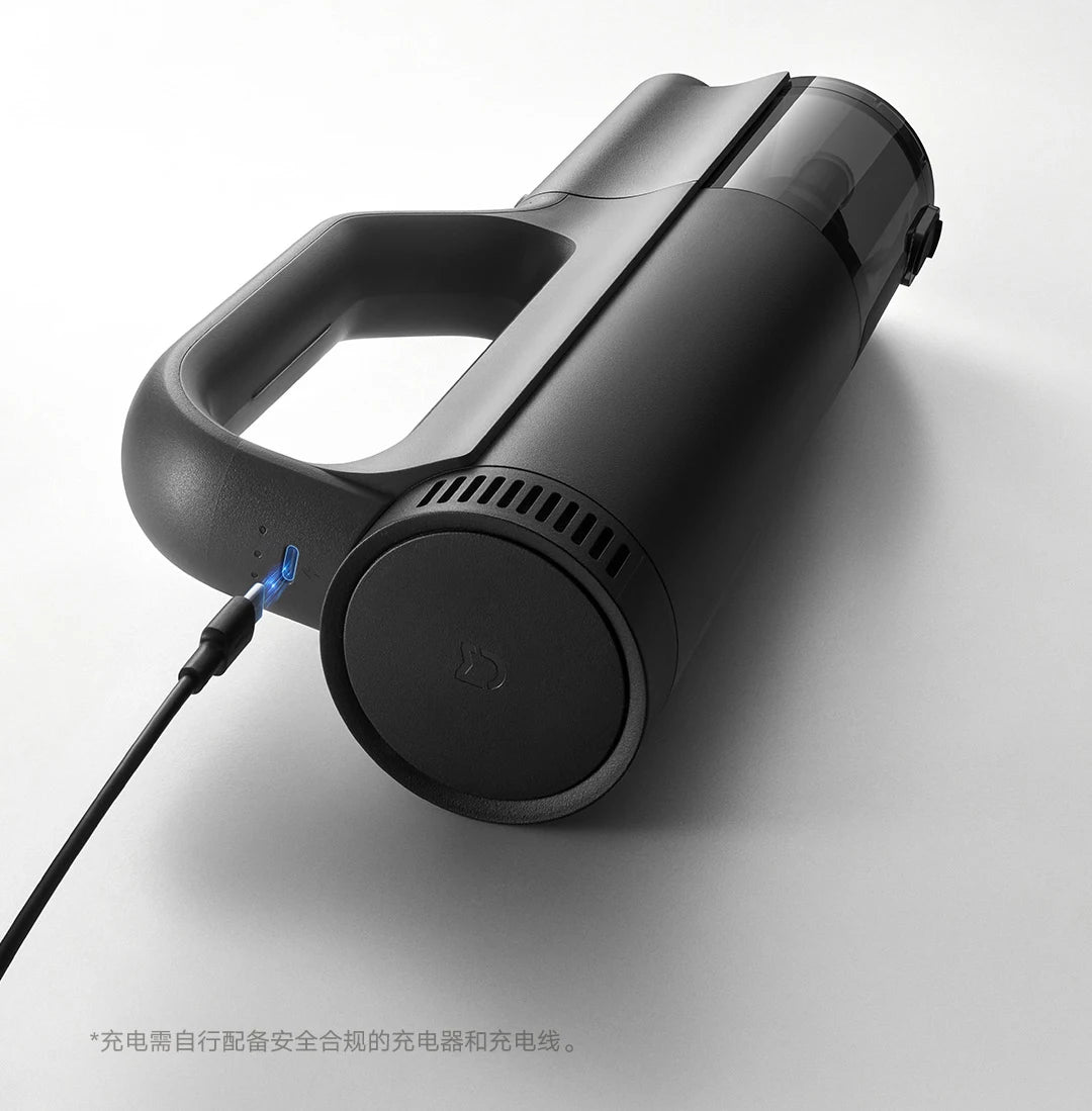 Mijia Car Vacuum Cleaner — 21kPa Suction, 5-Stage Filtration, 2400mAh, Type-C Charging