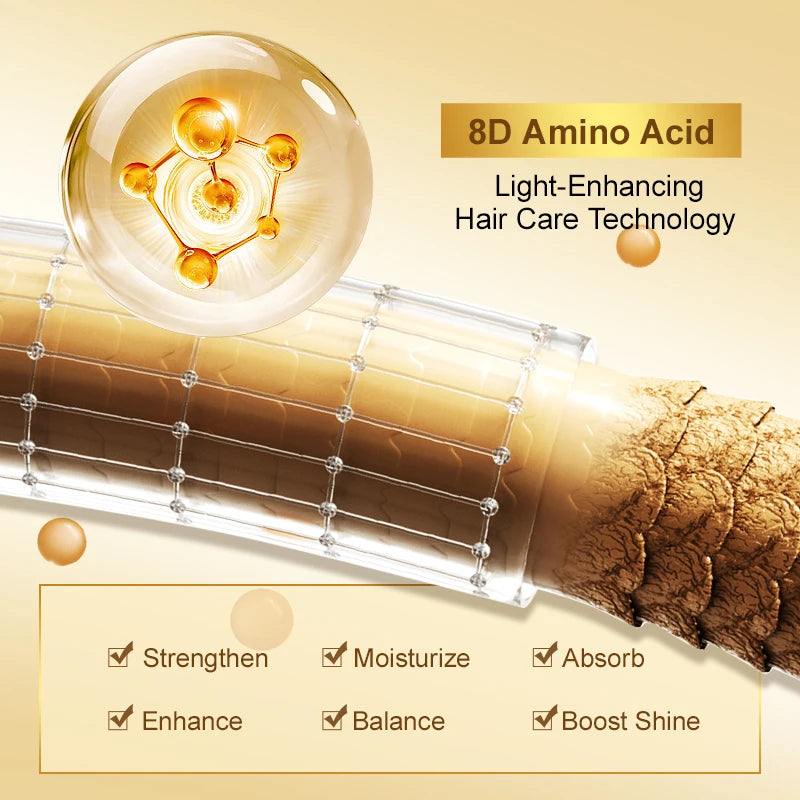 PURC Smoothing Hair Oil Shining Argan Oil Nourishing Soft Repair Damaged Frizz Hair Serum Scalp Treatment Hair Care Products