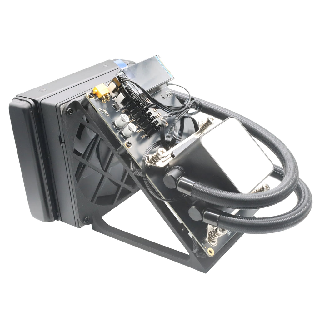 NerdQaxe++ Rev6.1 Hydro Bitcoin Miner – 6TH/s, 100W, SHA-256 Open-Source ASIC