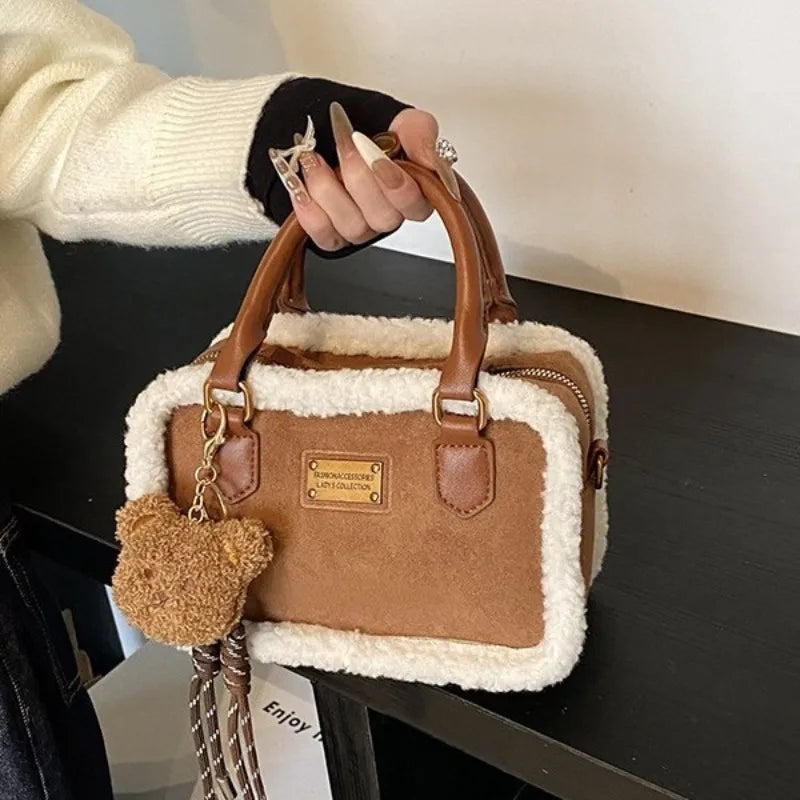 Plush Crossbody Bags for Women Shoulder Bags Versatile Purse and Handbags Designer Bag Female Bags Сумка Женская Bolsos Mujer
