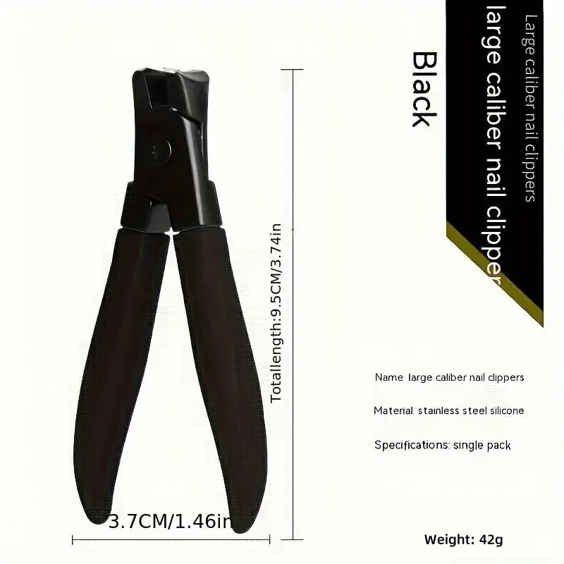 Professional Toenail Scissors – Extra Large Opening Ergonomic Waterproof Nail Clipper for Easy Trimming