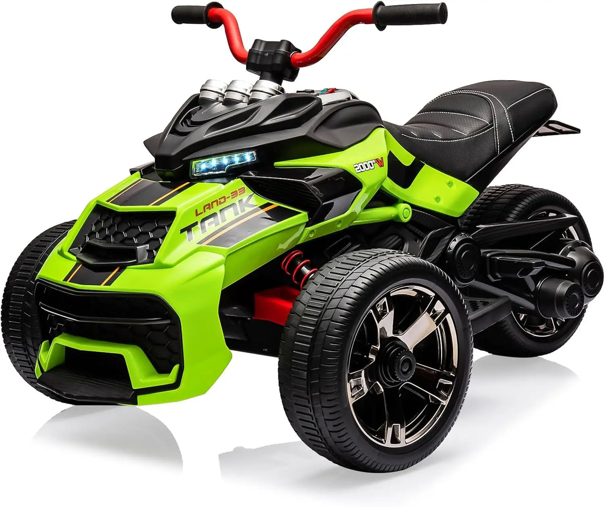12V Kids Ride-On ATV – Three-Wheel Electric Toy with Remote