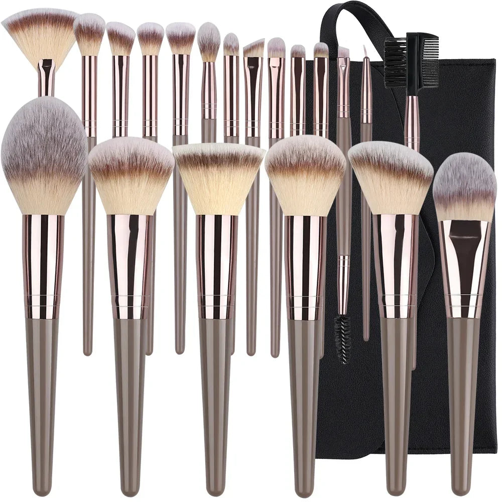 Super Soft Detail Makeup Brush Set — Blush, Highlighter, Foundation & Eyeshadow