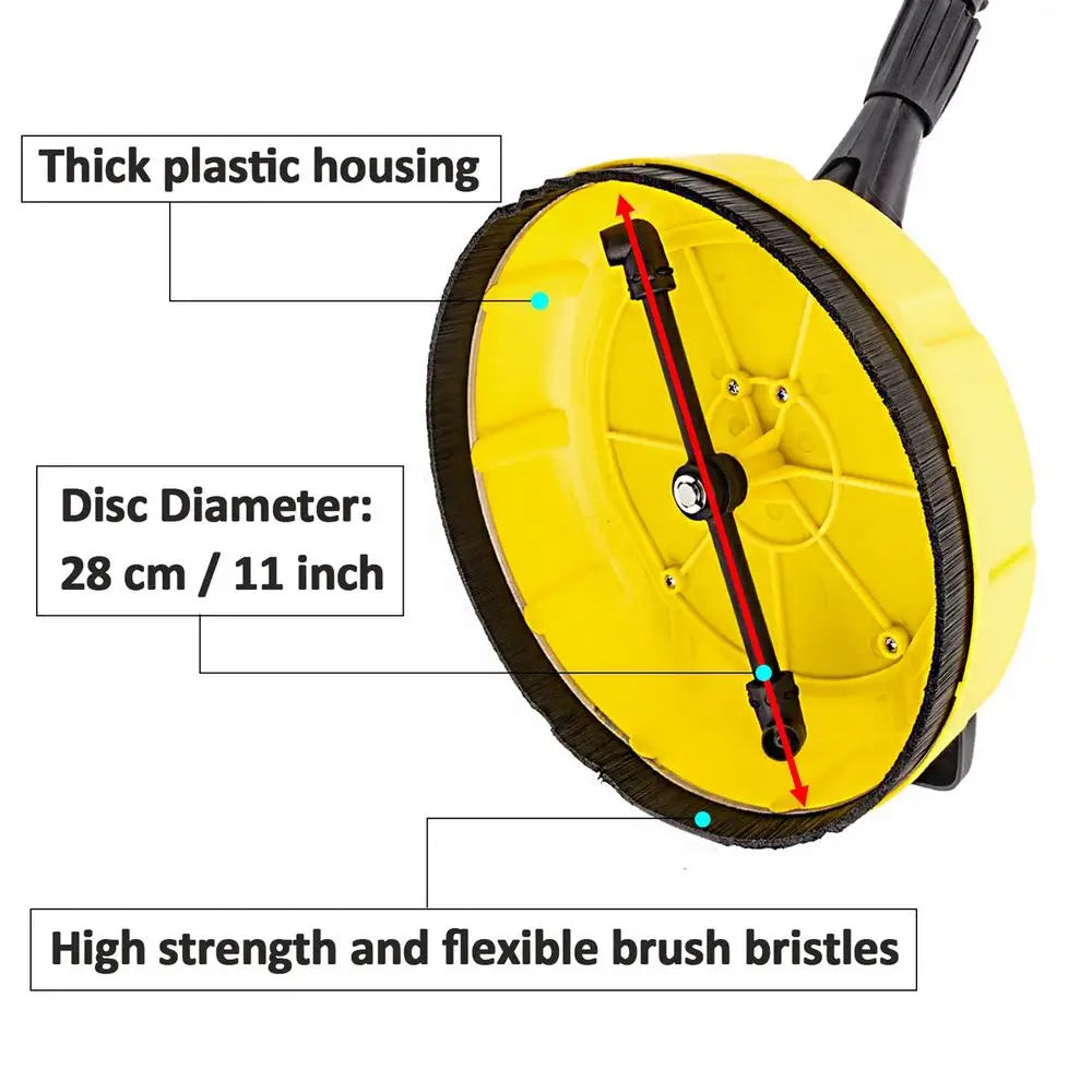 Pressure Washer Rotary Patio Cleaning Brush for Karcher K1–K7 – Yard, Driveway & Deck