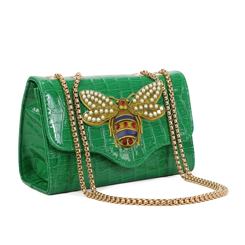 Korean Luxury PU Rectangle Clutch Bag – Small Shoulder Crossbody Day Purse for Women 2026
