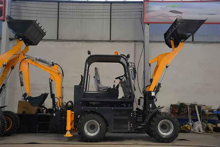 3 Ton Backhoe Loader – CE/EPA/Euro V Certified Front Loader & Digger for Farm & Construction