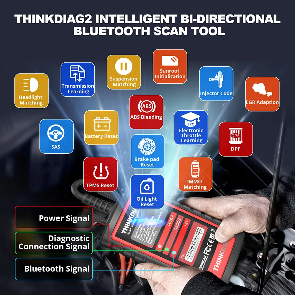 THINKCAR Thinkdiag 2 OBD2 Scanner — Full System Diagnostic