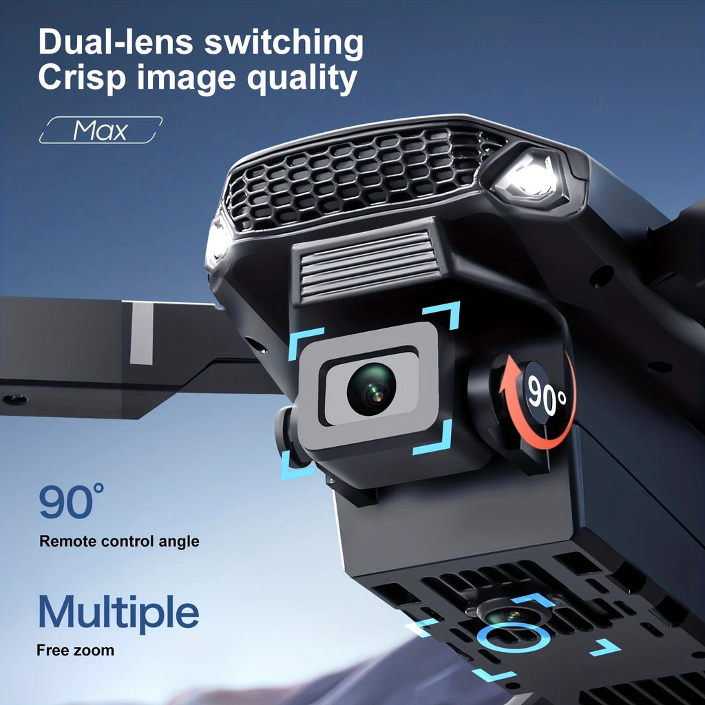 E88 Pro Max Foldable Drone – Dual Camera, 4K/1080p, Brushless Motor, Beginner-Friendly