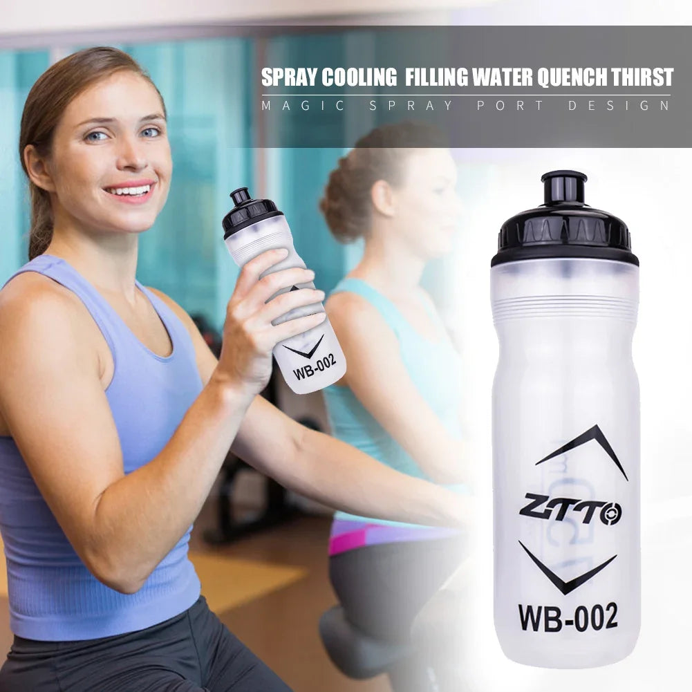 ZTTO 750ml MTB Cycling Squeeze Water Bottle – BPA-Free PP Bike Kettle with Wide Spout & One-Hand Drinking