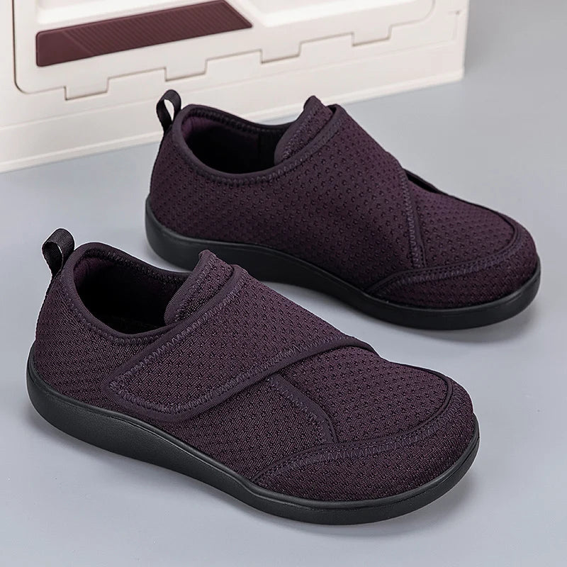 Adjustable Diabetic Open Shoes for Men & Women – Wide Fit Orthopedic Sandals for Swollen Feet, Hallux Valgus & Bunion Relief
