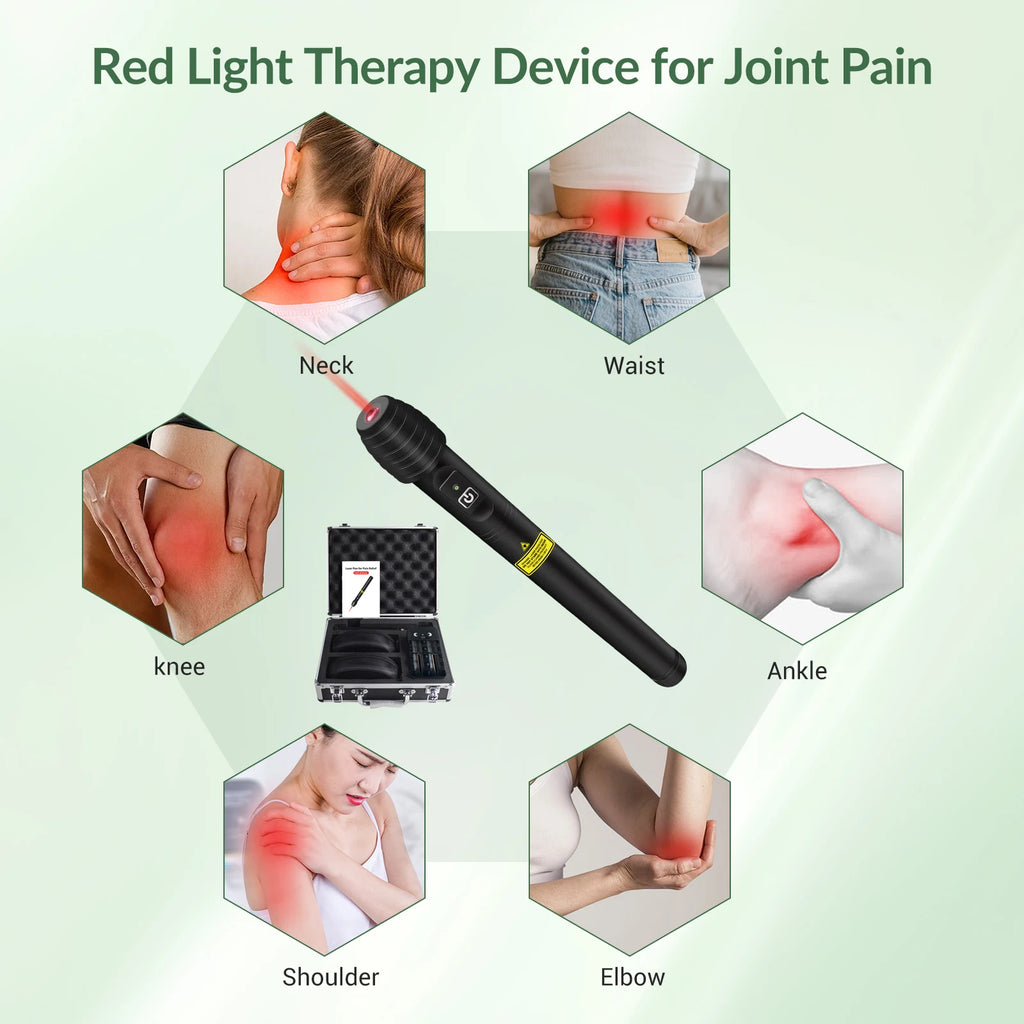 500mW IR Laser Acupuncture Pen – Electric Needle Therapy for Pain Relief & Management