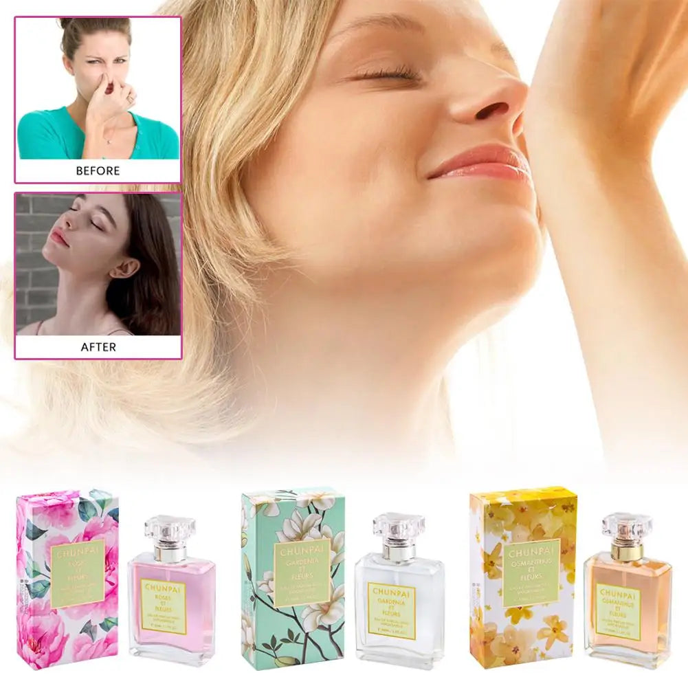 Women's Floral Perfume – Osmanthus, Rose & Gardenia Long-Lasting Feminine Fragrance