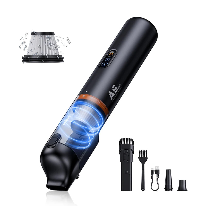 Baseus A5 Air 2-in-1 Wireless Car Vacuum Cleaner – Powerful Handheld Strong Suction Portable