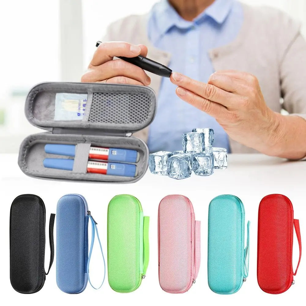 Portable EVA Insulin Cooling Bag – Waterproof Thermal Insulated Diabetic Travel Cooler