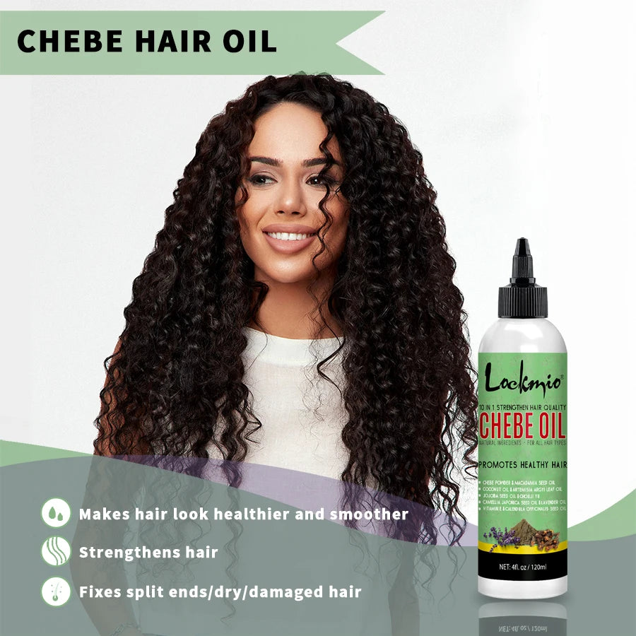 LOCKMIO Chebe Hair Oil for Scalp Soothing Nourishing Roots Hair Care Products for Men and Women Chebe Moisturizing Conditioner