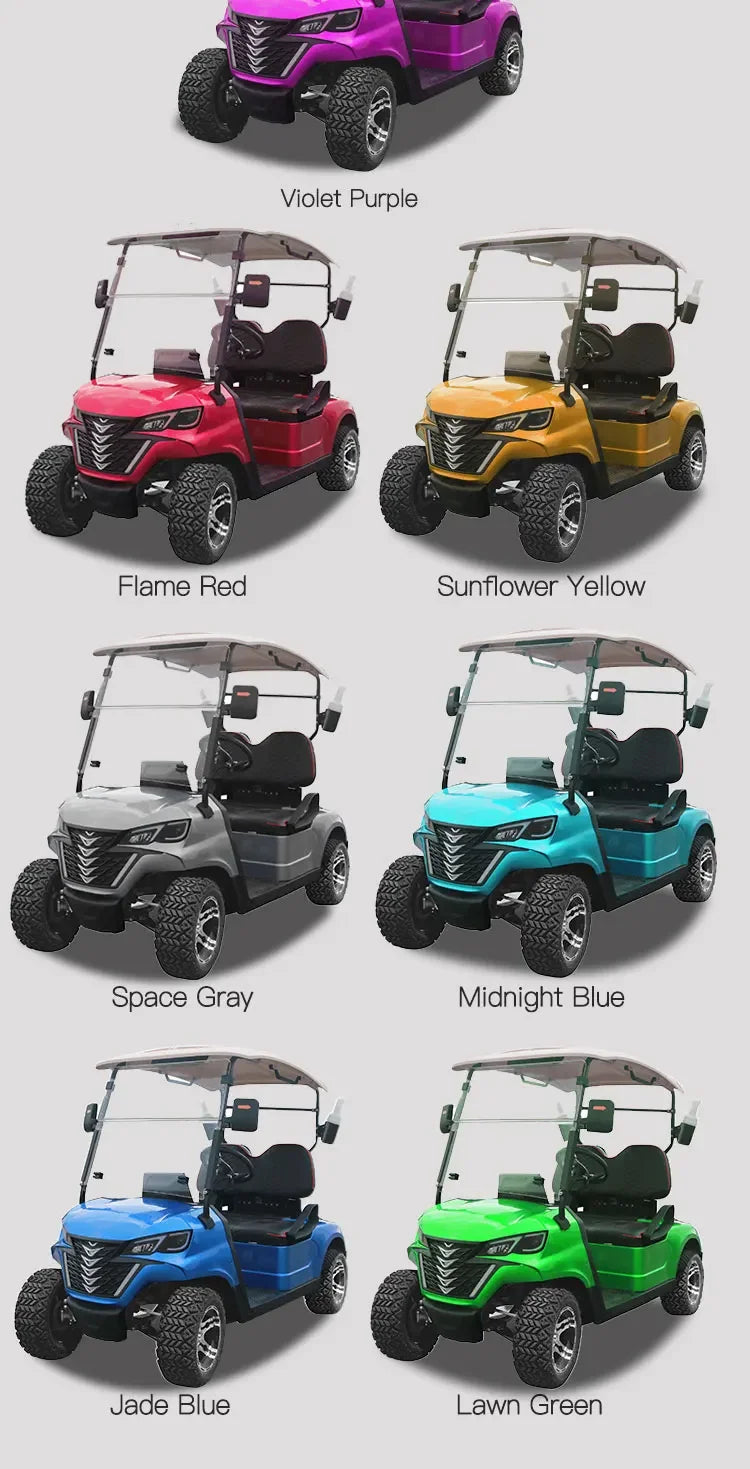 FORGE-H2 Hunting Electric Golf Cart — 2-Seat, 48V, 5kW, CE Certified