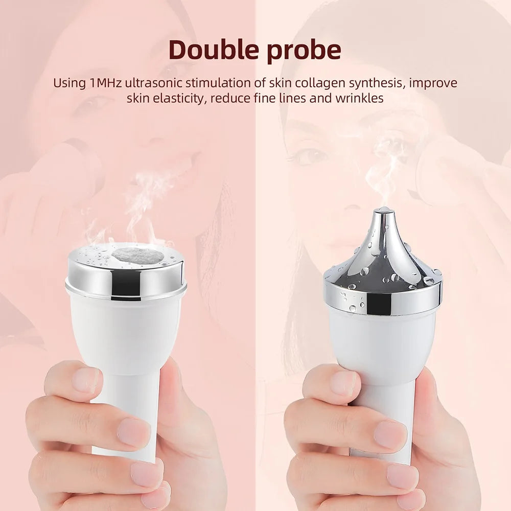 1MHz Ultrasonic Facial Beauty Machine – Lifting, Anti-Aging, Skin Tightening & Eye Care SPA Device
