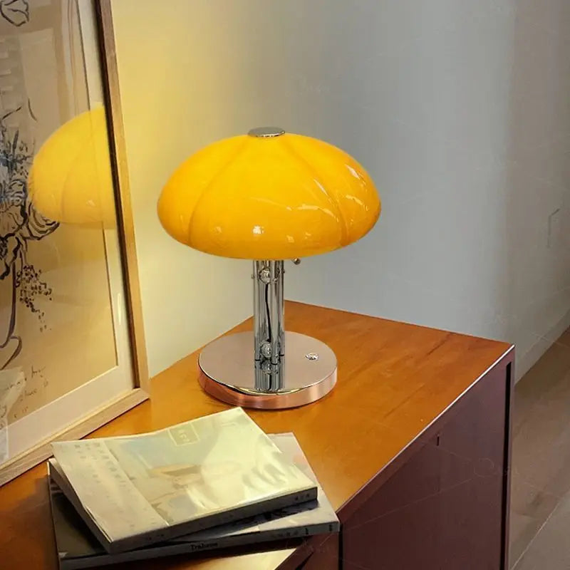 Mushroom Table Lamp – Warm White Button Control