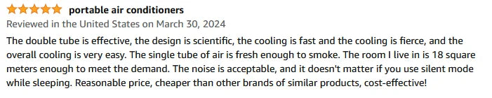 12,000 BTU 4-in-1 Portable Air Conditioner — Ultra Quiet, Dehumidifier, Sleep Mode, Reusable Filter & Remote for Home & Office up to 550 Sq Ft
