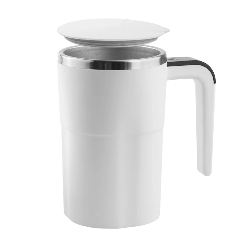380ML Electric Self-Mixing Coffee Mug — USB Rechargeable, IP67 Waterproof, Magnetic Stir