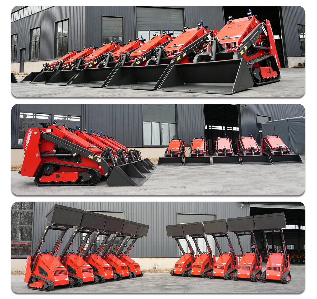 Huayee Kubota Compact Wheel Loader – 14HP Multifunctional Skid Steer for Construction & Home
