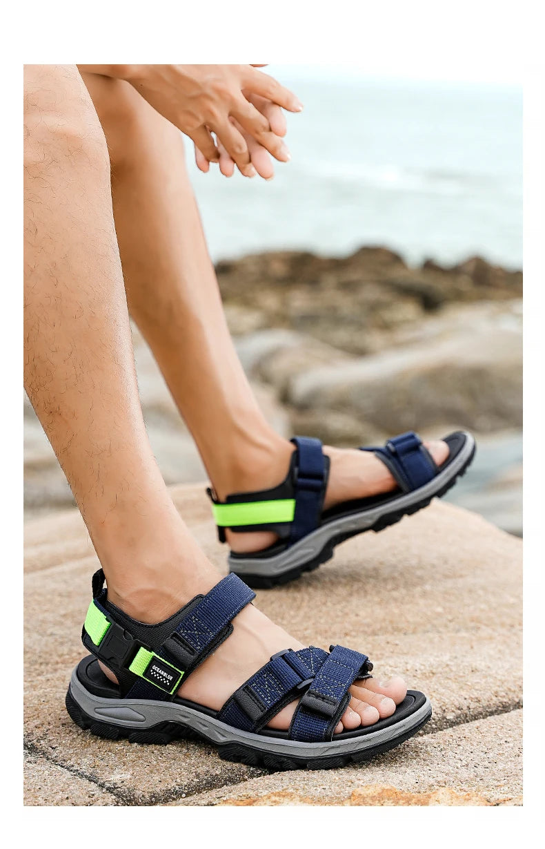Men's Casual Outdoor Sport Sandals – Breathable Hiking & Beach Sandals