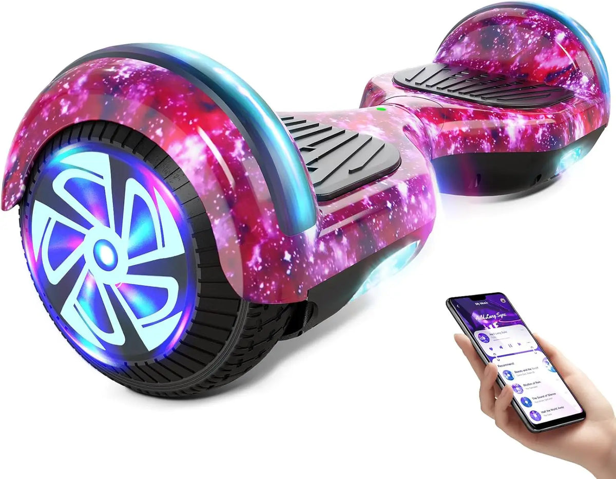 Self-Balancing Hoverboard Scooter – Bluetooth LED