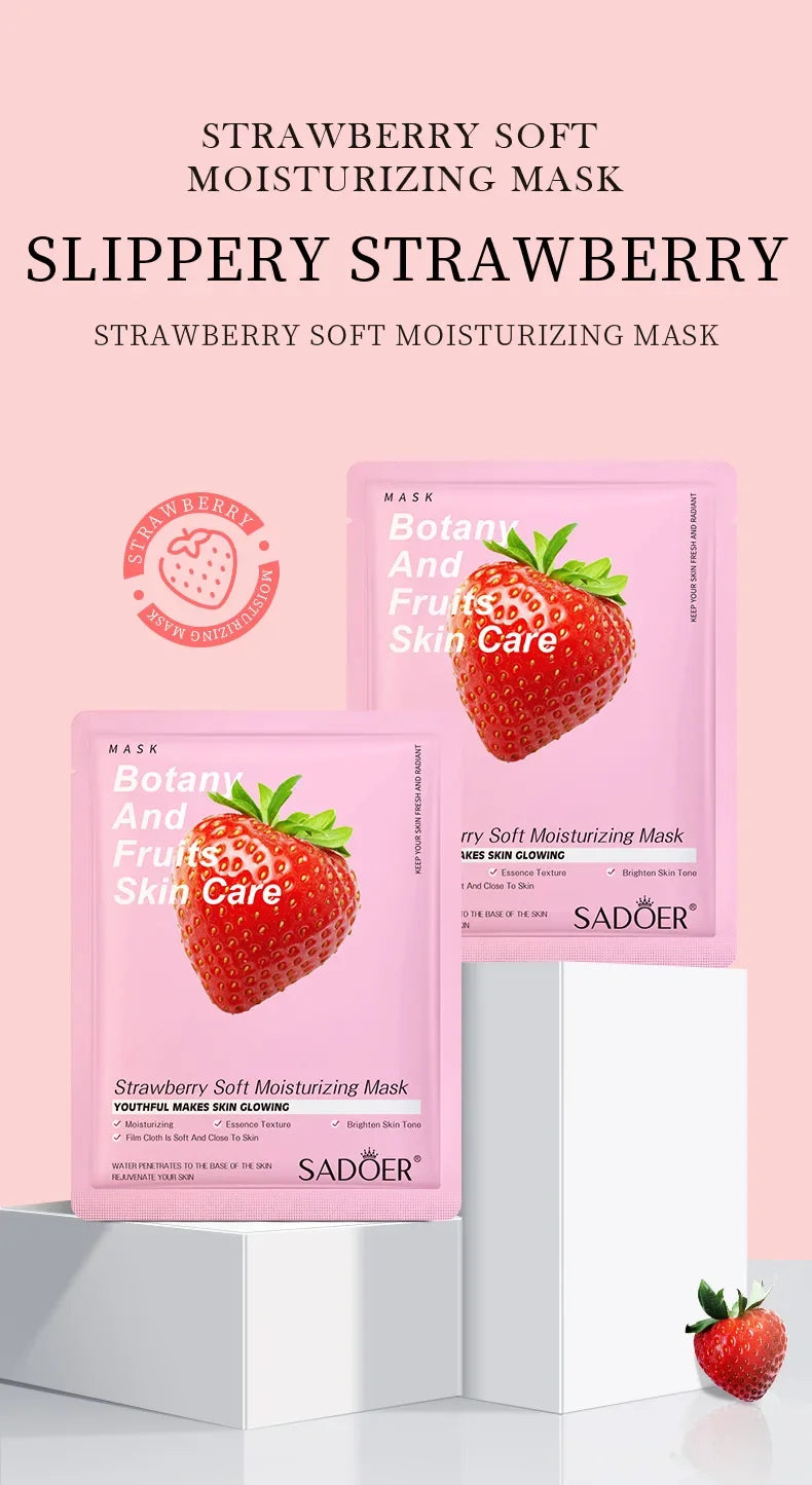 Natural Plant Face Masks — Moisturizing & Firming (8-Pack)