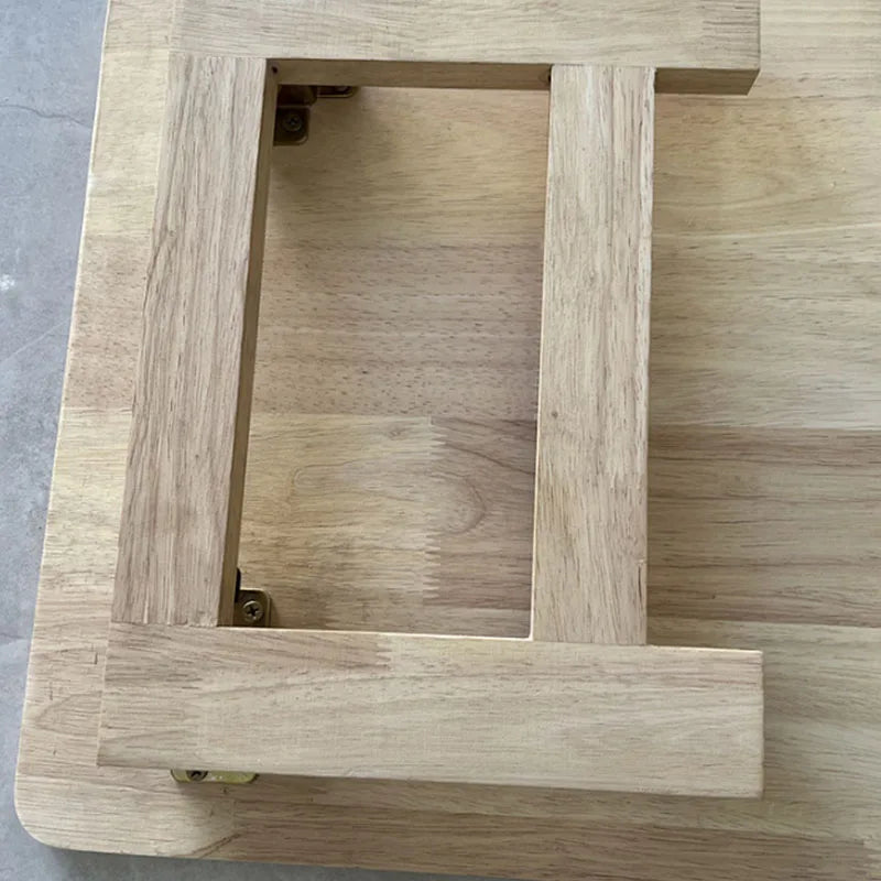 Foldable Japanese Bay Window & Balcony Wooden Desk