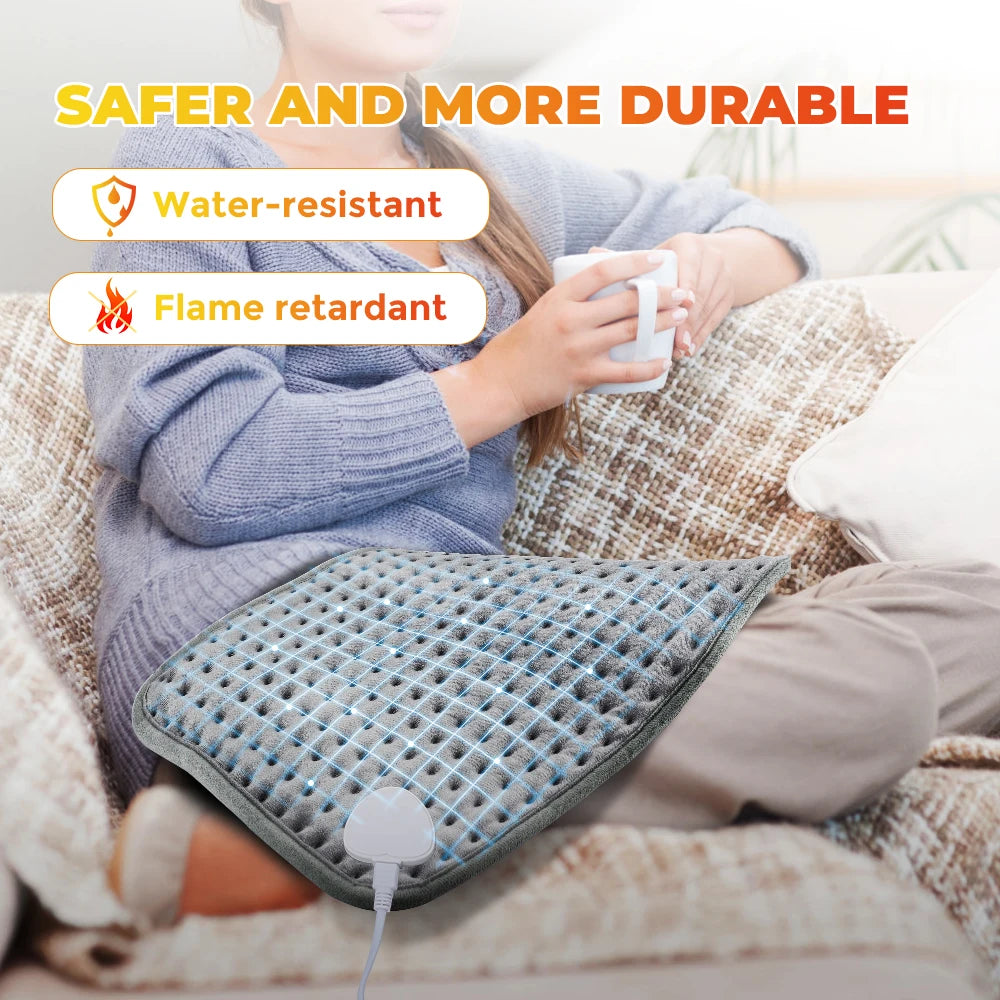 Electric Heating Blanket Mat – Heated Pad for Bed & Sofa, Warm Winter Thermal Blanket, 58x29cm