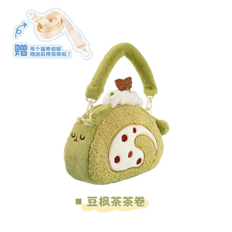 Lolita Plush Crossbody Bag – Sweet Girl Patchwork Tote for Women & Teens