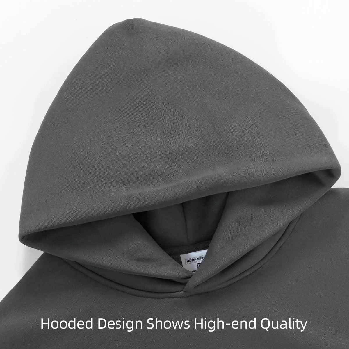 Men's Heavy Weight Polar Fleece Pullover Hoodie — 480gsm Thick Cotton Sweatshirt