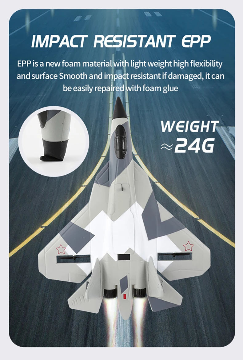 SU35 2.4G RC Foam Fighter Glider Airplane – Remote Control EPP Fixed Wing Plane