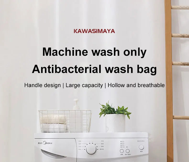 3D Drawstring Mesh Laundry Bag – Anti-Deformation Washing Machine Filter Bag (S/M/XL)
