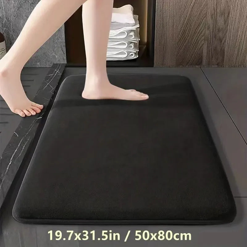 Soft. Absorbent. Non-Slip. — Coral Velvet Bathroom Mat & Door Mat | Non-Slip, Quick Dry, 10 Colors, 3 Sizes (40x60 to 60x90cm)