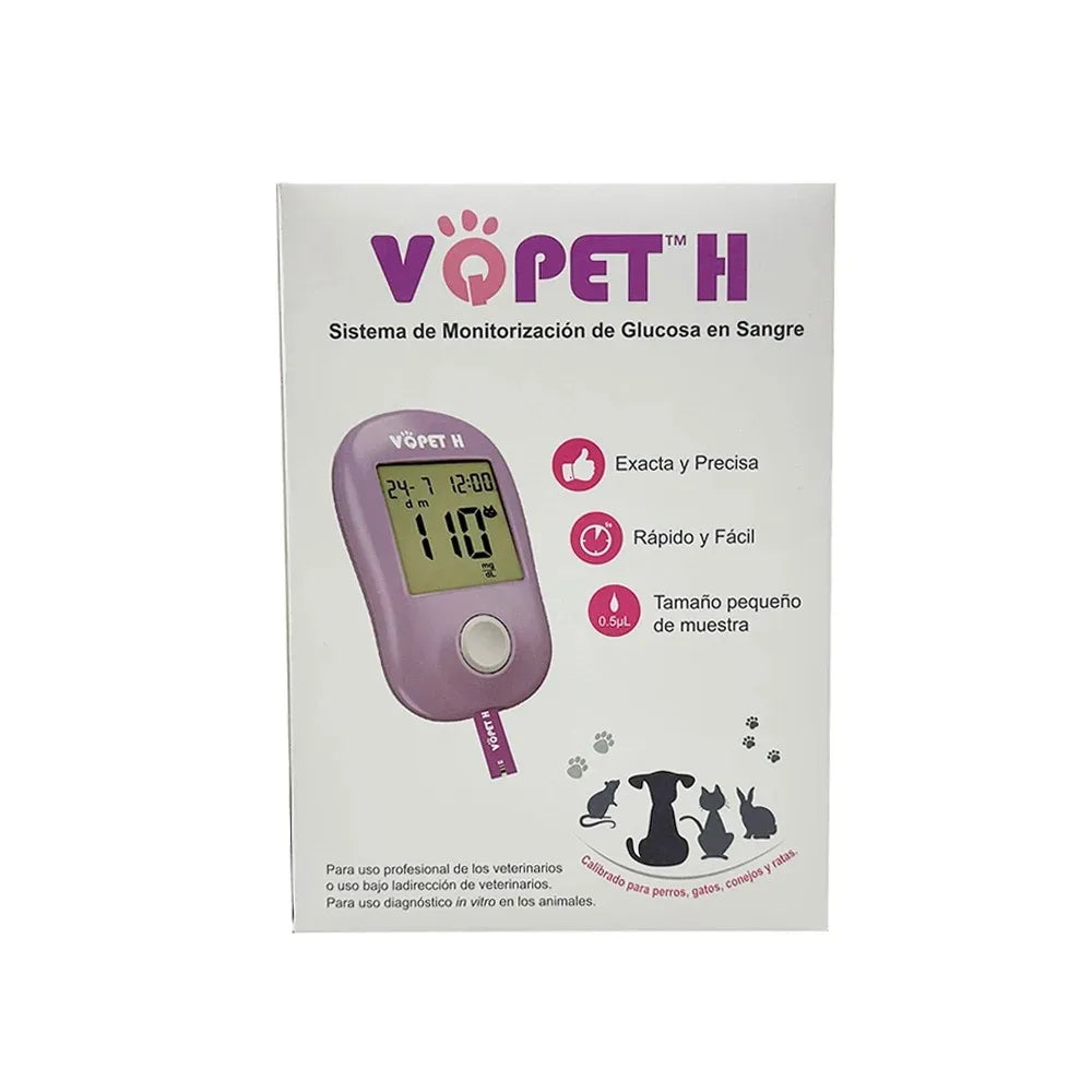 Pet Blood Glucose Meter – Professional Blood Glucose Monitoring System for Diabetic Dogs & Cats Diabetes Management