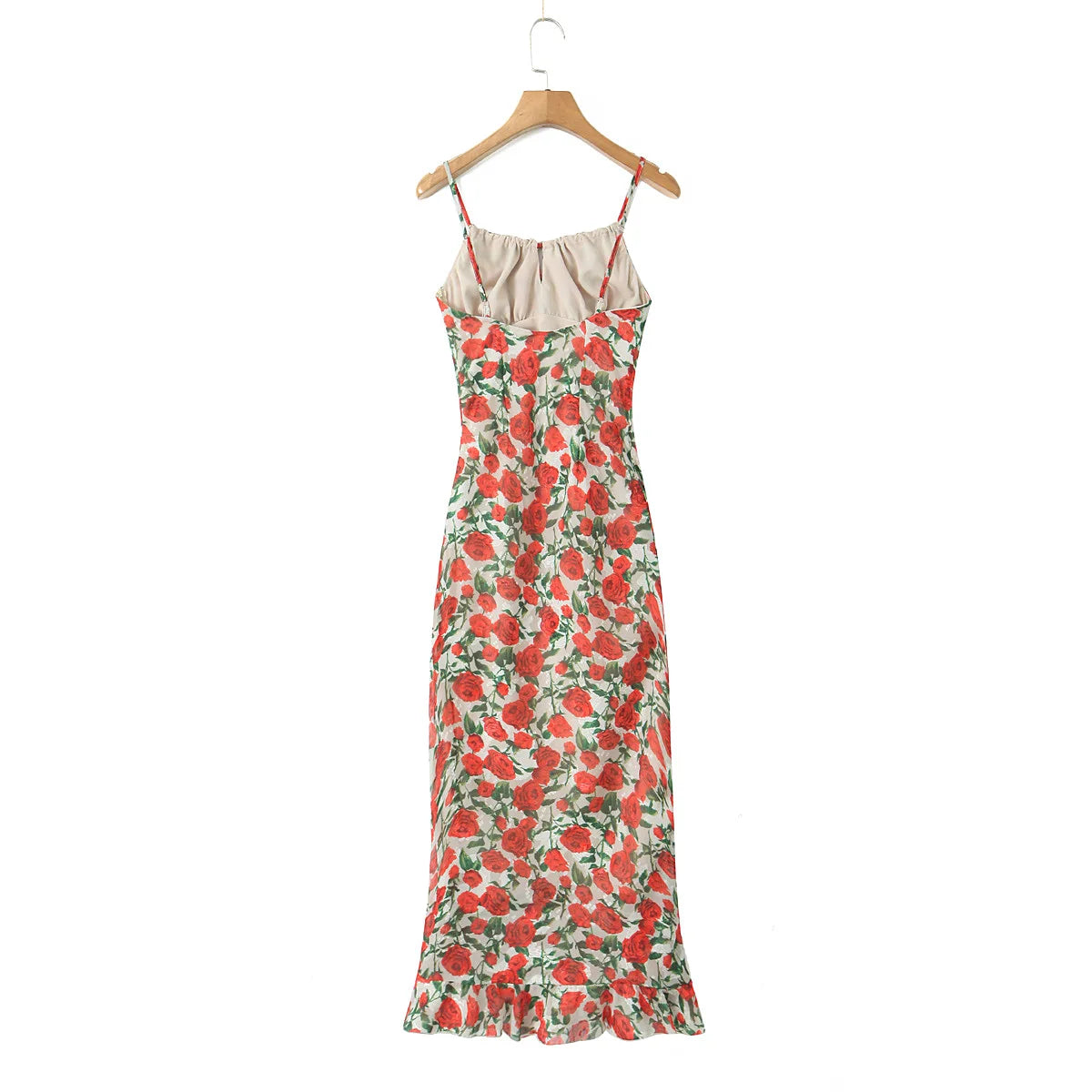 Vintage Floral Front Tie Bodycon Midi Dress — Sexy Elegant Black Summer Dress