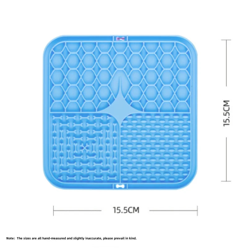 Silicone Slow Feeder Lick Mat with Suction Cup