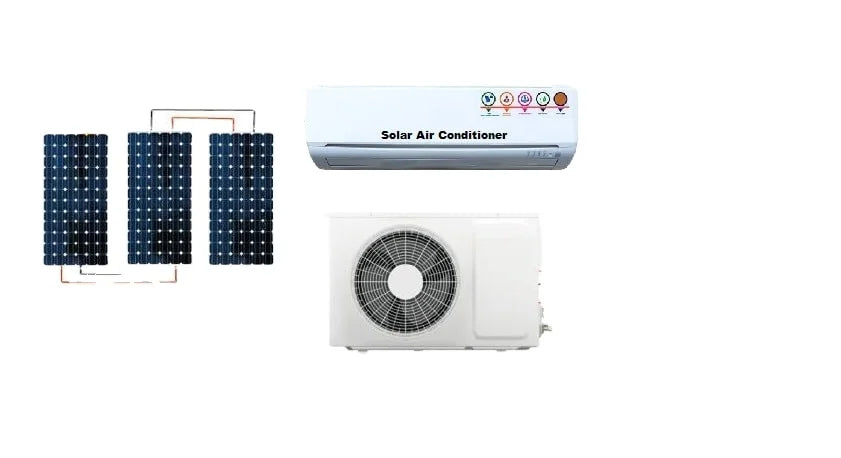 12,000 BTU 1.5HP Off-Grid Mini Split Inverter Air Conditioner — 100% Solar & Battery Compatible, 1-Ton Ductless AC