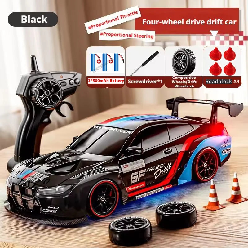 1:24 Scale 4WD RC Drift Car – High Speed Electric Racing Car for Kids & Adults