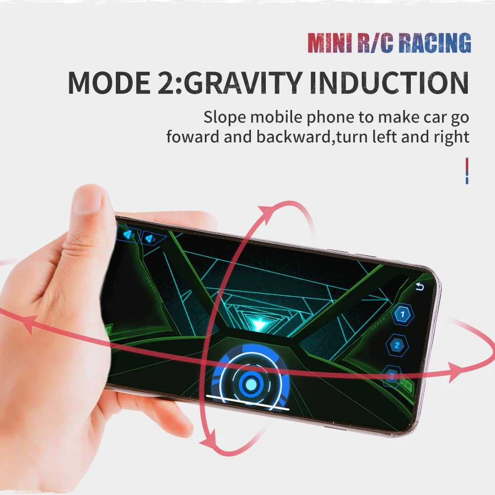 1:58 Scale Mini RC Car – Bluetooth Drift Buggy in Collectible PVC Can Pack
