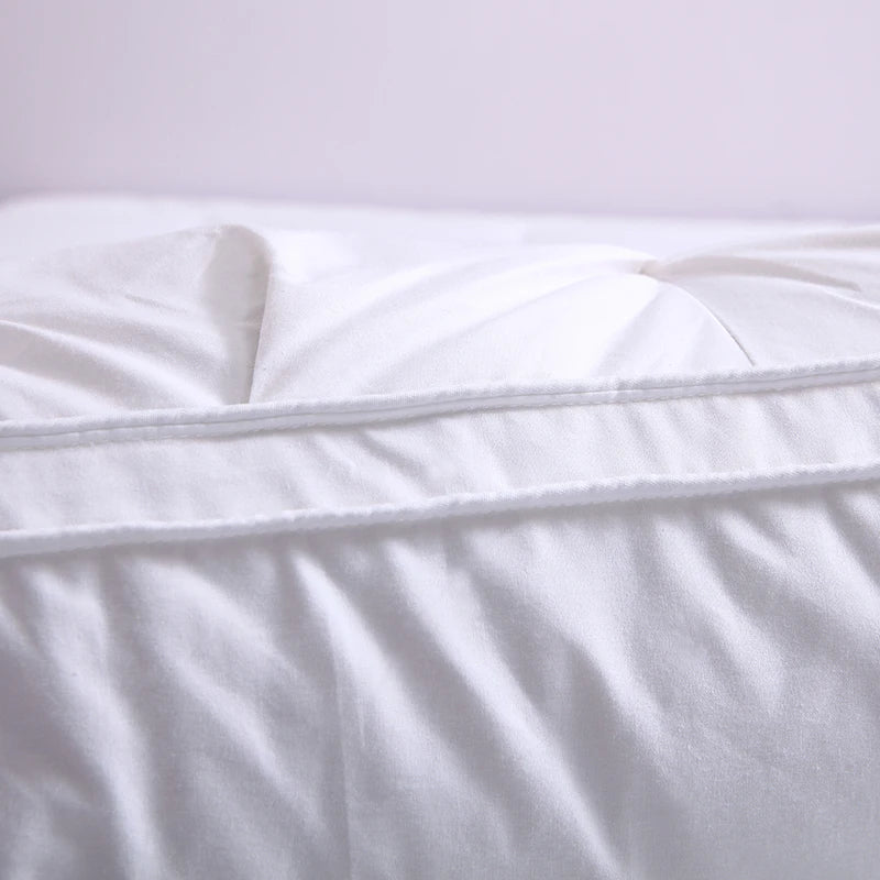 Hotel-Grade Pure Cotton Sleeping Pillow – 3D Bread Shape, Polyester Fill, 48x74cm