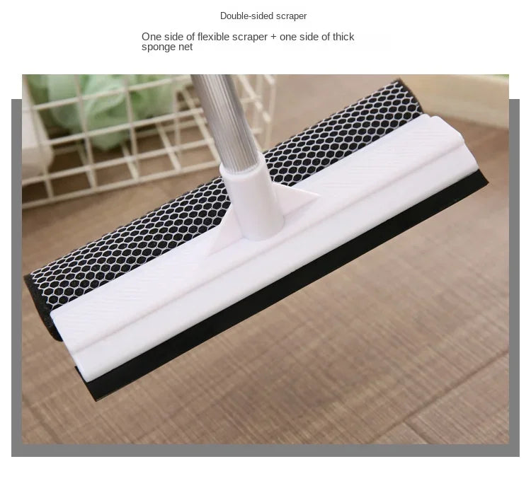 Squeegee Window Cleaner 2-in-1 – Retractable Pole Glass Brush for Car, Shower & Glass Door